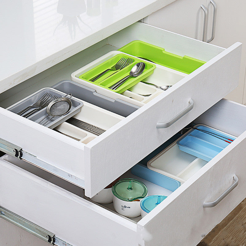 Separate Tableware Organizer Drawer Organizer Storage Box Knife Fork Chopsticks Spoon Kitchen Rack