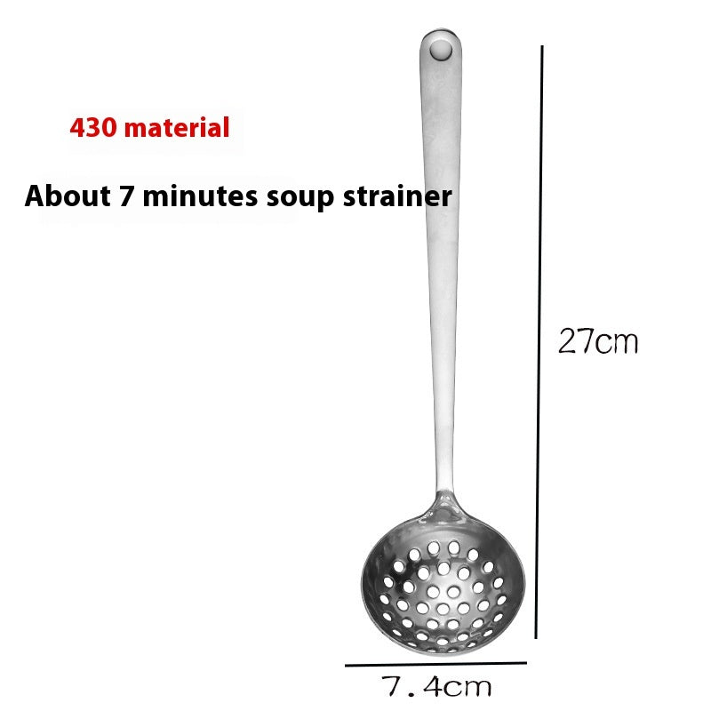 Kitchen Utensils Stainless Steel Soup Ladle Colander Household