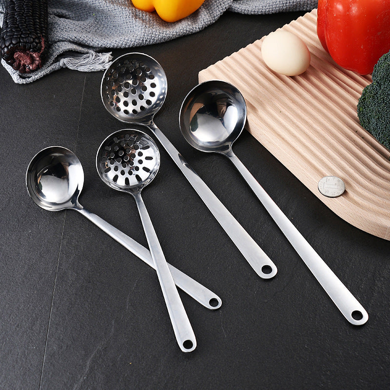 Kitchen Utensils Stainless Steel Soup Ladle Colander Household