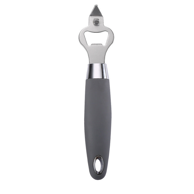 Stainless Steel Kitchen Utensils Set With Rubber Plastic Handle