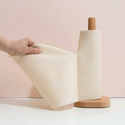 Household Beech Roll Paper Holder Kitchen Paper Holder Paper Towel Holder
