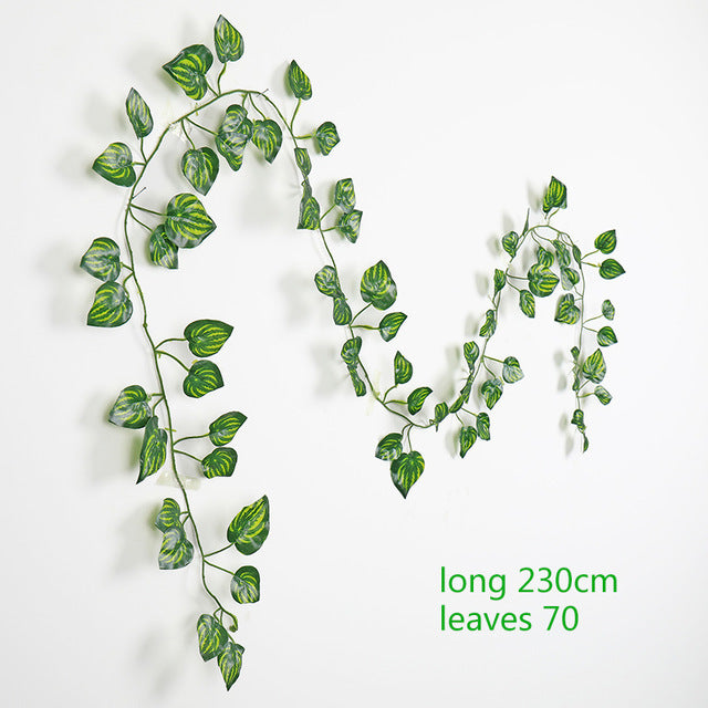 Artificial decorative green plants