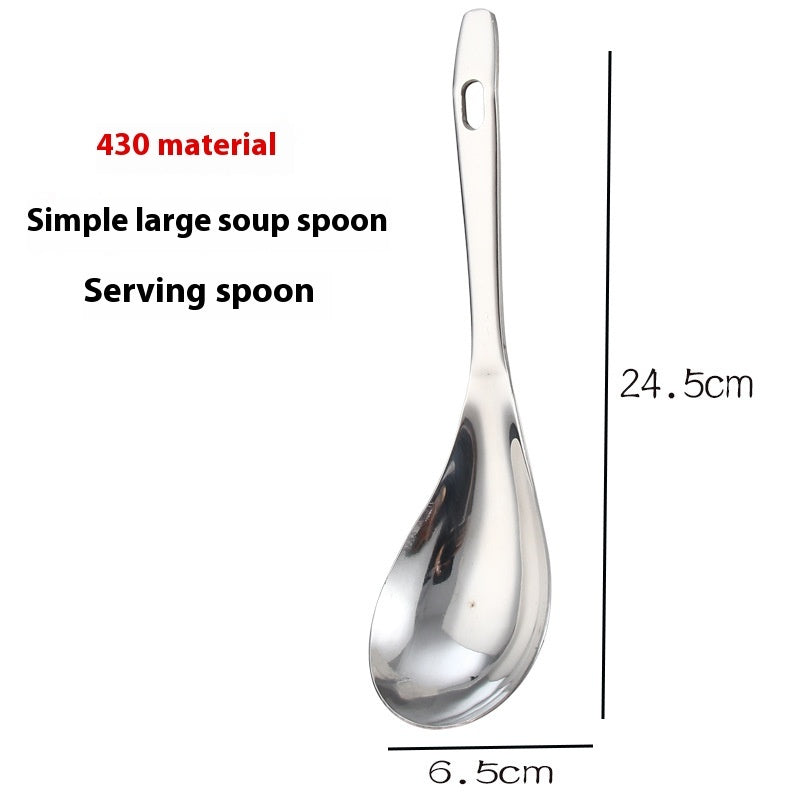 Kitchen Utensils Stainless Steel Soup Ladle Colander Household