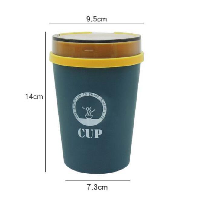 Student Office Worker Breakfast Coffee Milk Tea Cup With Spoon