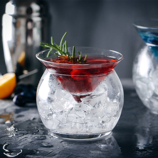 Home Creative Molecular Cocktail Double Glass