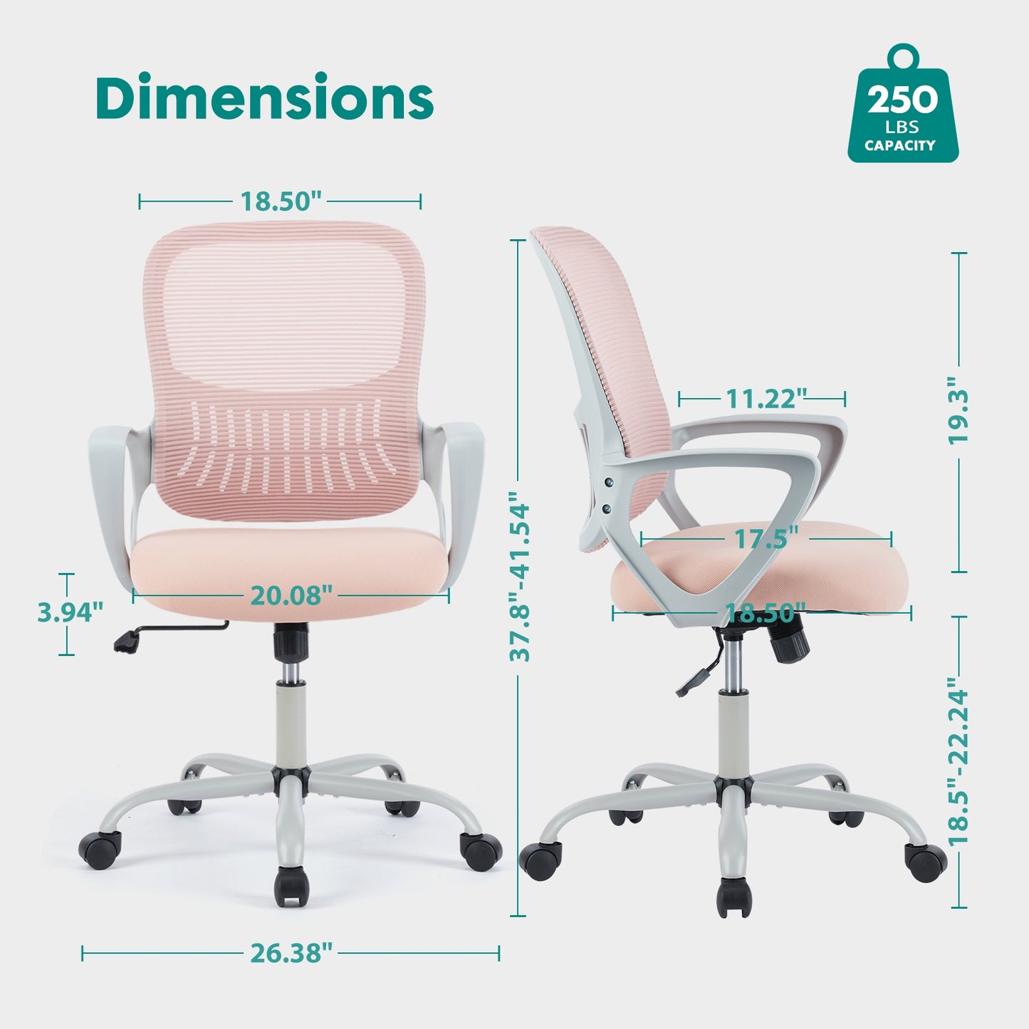 Tall Office Chair For Standing Desk With Adjustable Foot Ring,Counter Height Office Chairs