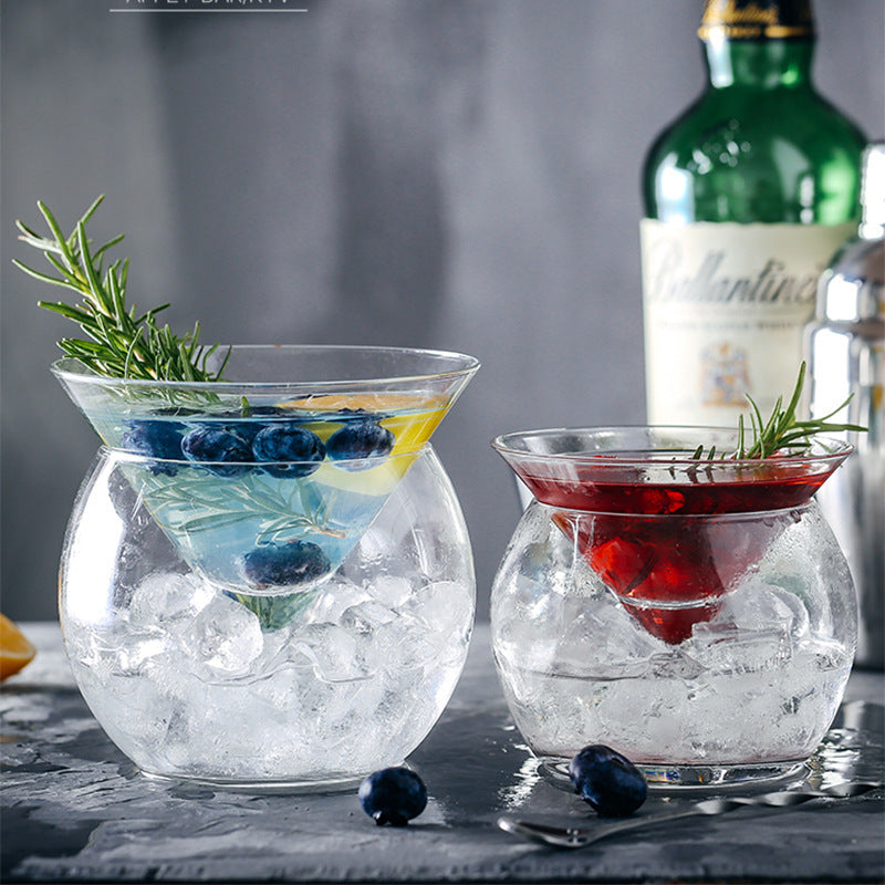 Home Creative Molecular Cocktail Double Glass