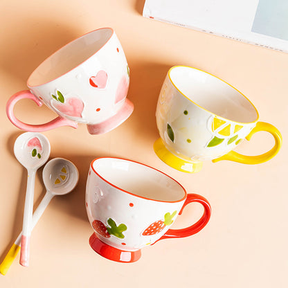 Creative Breakfast Oatmeal Milk Coffee Cup