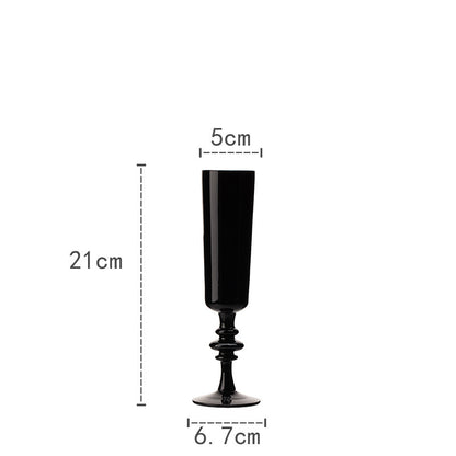 Home Light Luxury Decorative Ornaments Blind Drink Wine Glass